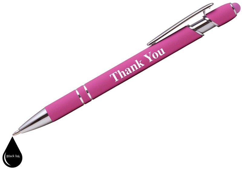 Express Pencils Thank You Premium Gift Stylus Pens For All TouchScreen Devices - Metal Soft Touch - 2 in 1 Combo Pen for Events, Parties, Employee Appreciation & More (40 Pack) - Image 3